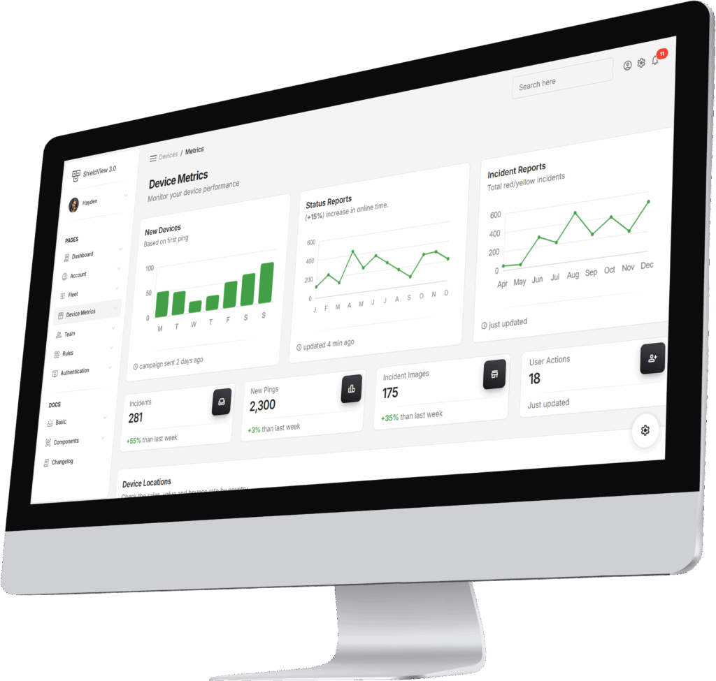 ShieldView Portal Screenshot